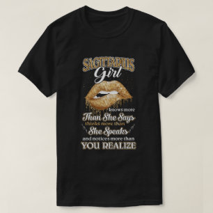 Sagittarius Girl weiß mehr als sie sagt November T-Shirt