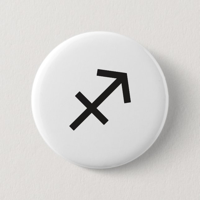 SAGITTARIUS, HOROSCOPE-SYMBOL BUTTON (Vorderseite)