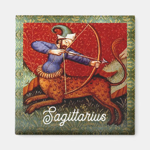 Sagittarius Horoscope Zodiac Mittelalterliche Kuns Magnet