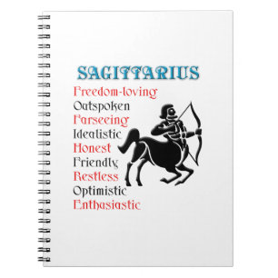 Sagittarius Horoscope Zodiac Sign Notizblock