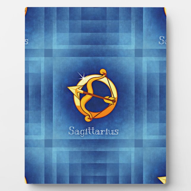 Sagittarius Horoskop Fotoplatte (Vorderseite)