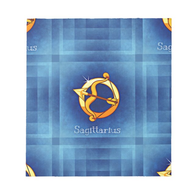 Sagittarius Horoskop Notizblock (Vorderseite)