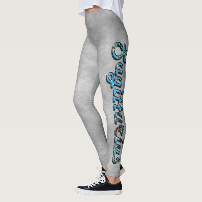 Sagittarius in Türkisgrün Leggings (Links)