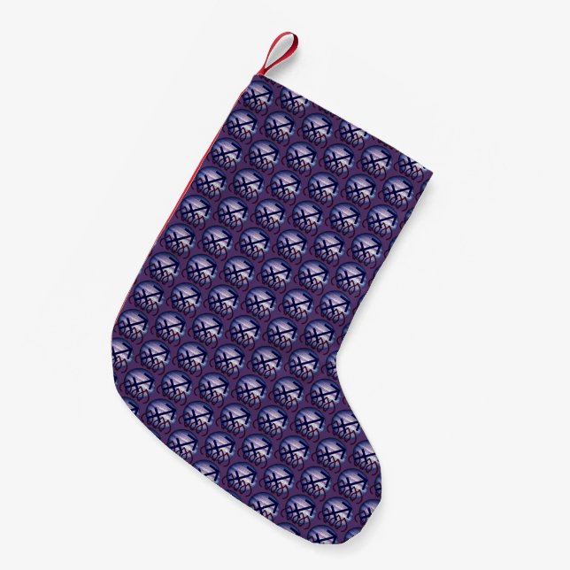 Sagittarius Kleiner Weihnachtsstrumpf (Vorderansicht (hängend))