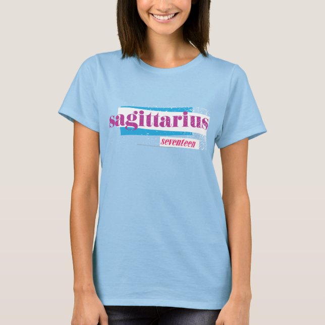 Sagittarius Lila T-Shirt (Vorderseite)