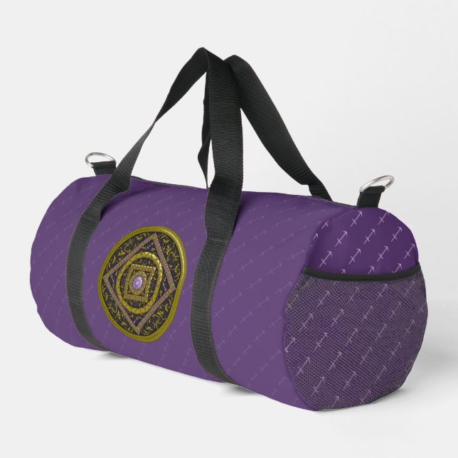 Sagittarius-Mandala  Duffle Bag (Rechte Ecke)