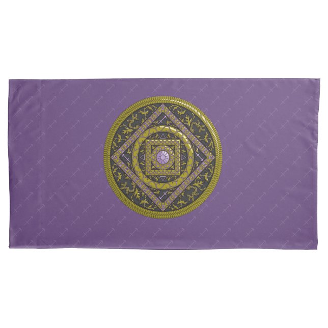 Sagittarius Mandala Pillowcase Kissenbezug (Vorderseite)