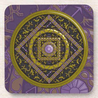 Sagittarius Mandala Square Untersetzer