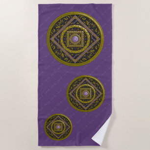 Sagittarius Mandala Strandtuch