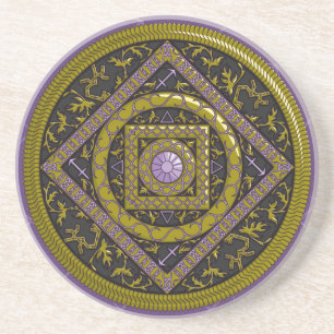 Sagittarius Mandala Untersetzer