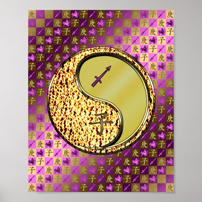 Sagittarius & Metal Rat Poster (Vorne)