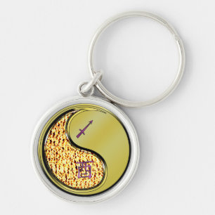 Sagittarius & Metal Rooster Schlüsselanhänger