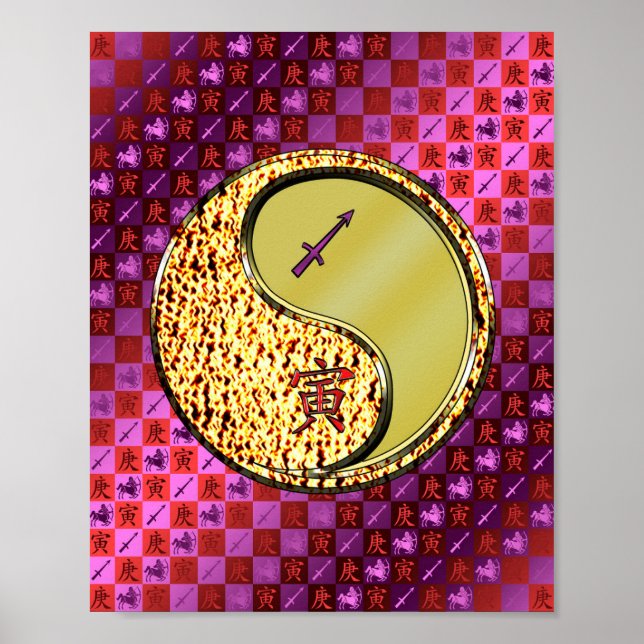 Sagittarius & Metal Tiger Poster (Vorne)