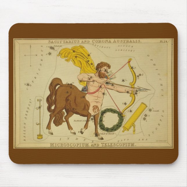 Sagittarius Mouse Pad Mousepad (Vorne)