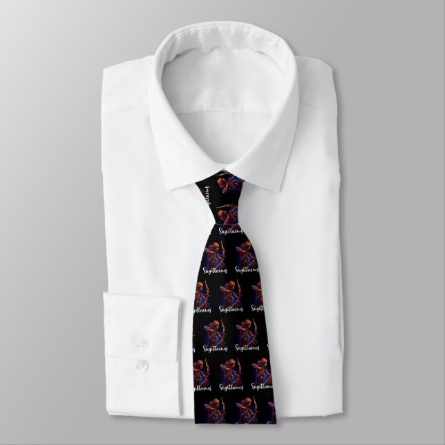 Sagittarius Necktie Krawatte (Gebunden)