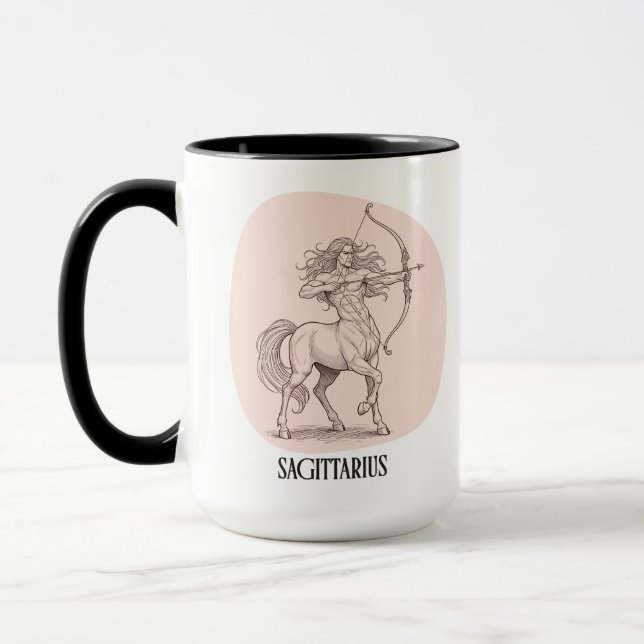 Sagittarius November Zodiac Birthday Gift Present Tasse (Links)