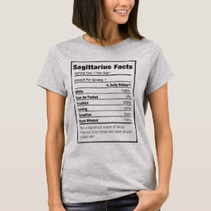 Sagittarius Nutrition Fakt Zodiac-T - Shirt