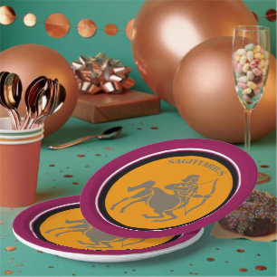 Sagittarius Papierplatte Pappteller