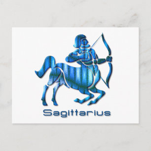 Sagittarius Profil Postkarte