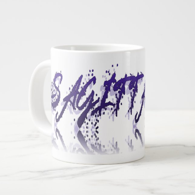 Sagittarius - Reflektion Jumbo-Tasse (Vorderseite Links)