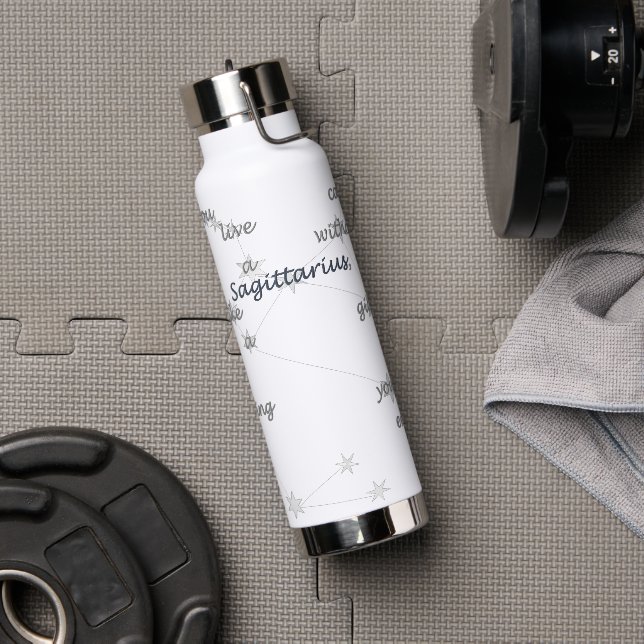 Sagittarius Spaß Inspirierender Täglicher Gebrauch Trinkflasche (Fitnessstudio)
