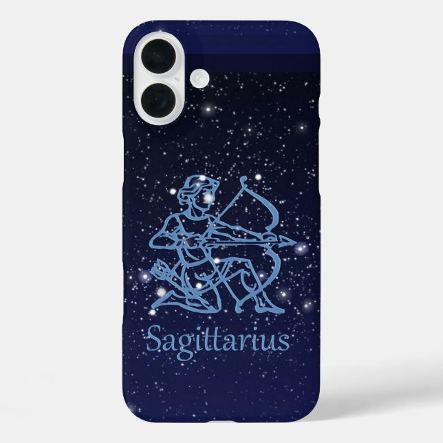 Sagittarius Sternbild & Sternzeichen mit Sternen Case-Mate iPhone Hülle (Rückseite)