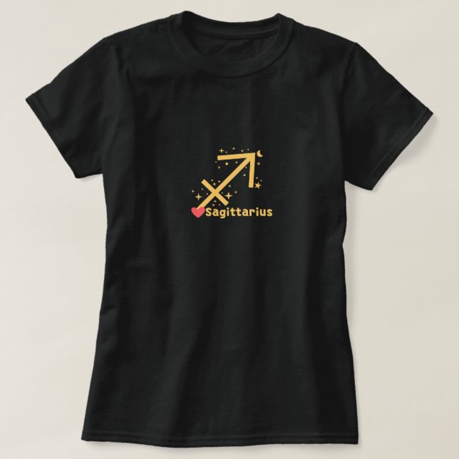Sagittarius Sternbild T - Shirt. T-Shirt (Design vorne)