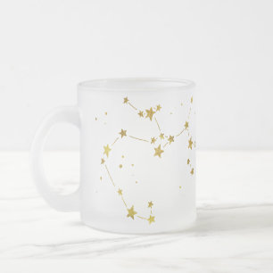 Sagittarius-Sternzeichen-Frosted-Bierkrug Mattglastasse