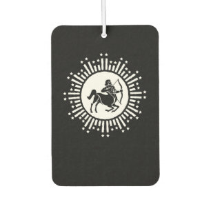 Sagittarius-Sternzeichen-Symbol mit Sternenexplosi Autolufterfrischer