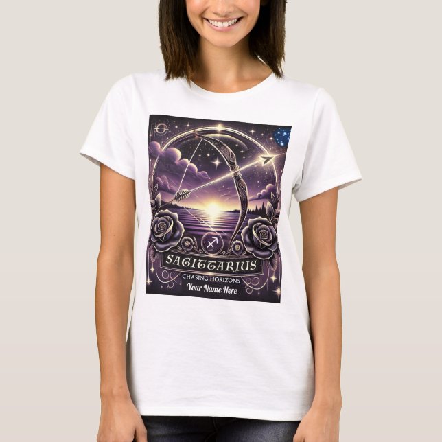 Sagittarius T - Shirt "Chasing Horizons" (Vorderseite)
