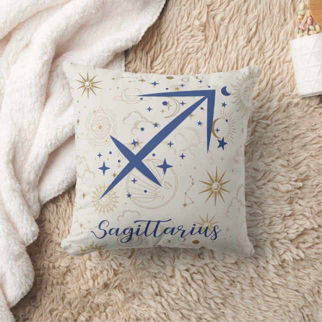 Sagittarius Throw Pillow Kissen (Decke)