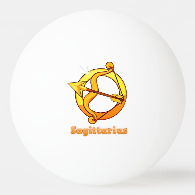 Sagittarius Tischtennisball (Vorderseite)
