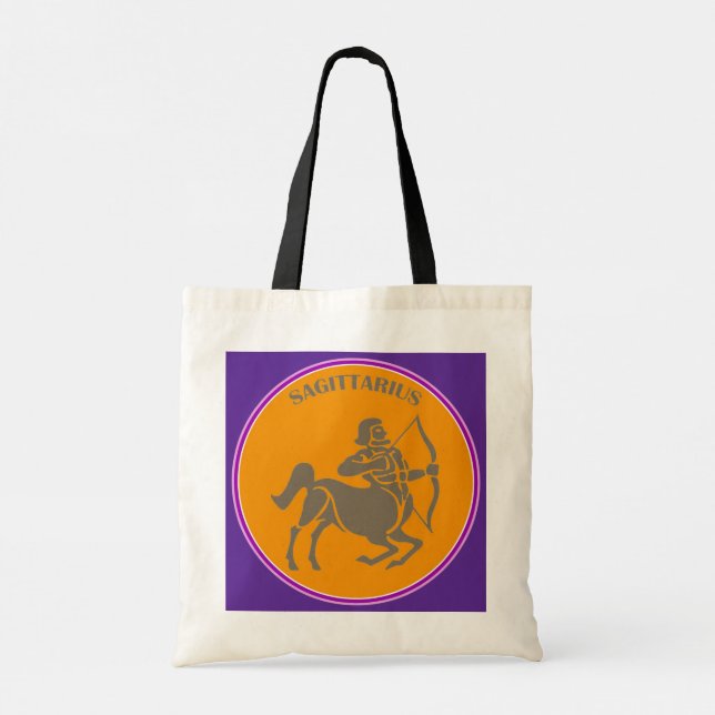Sagittarius Tote Bag Tragetasche (Rückseite)