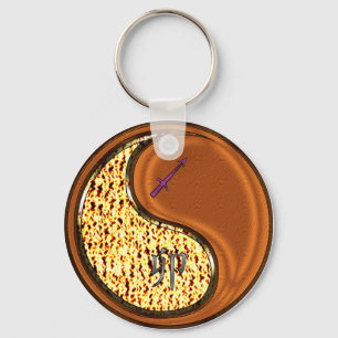 Sagittarius und Holzkaninchen Schlüsselanhänger