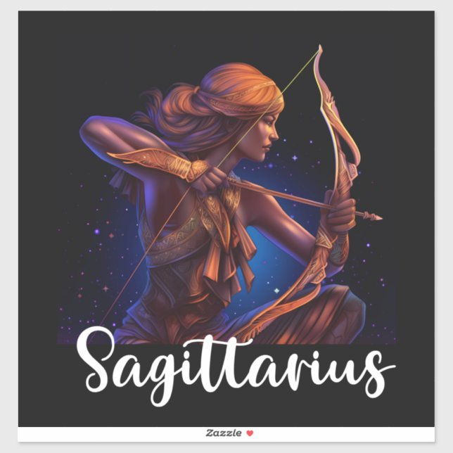 Sagittarius Vinyl Sticker (Blatt)