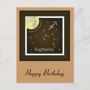 Sagittarius vom 23. November bis 21. Dezember Post Postkarte