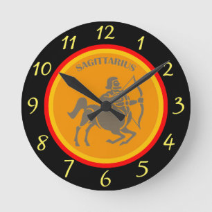 Sagittarius Wall Clock Runde Wanduhr