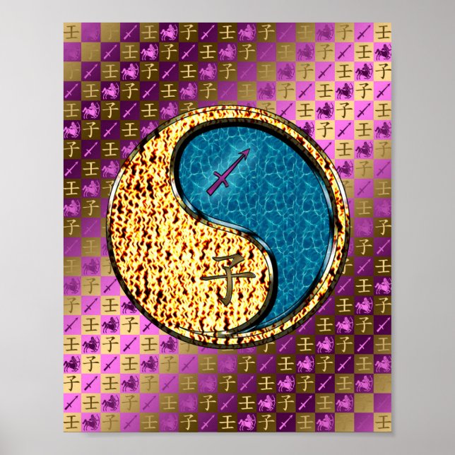 Sagittarius & Water Rat Poster (Vorne)