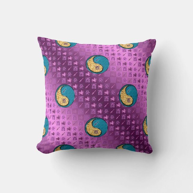 Sagittarius & Water Rooster Kissen (Vorderseite)