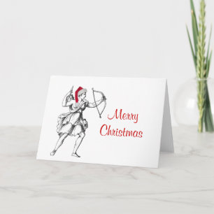 Sagittarius Weihnachtskarte Feiertagskarte