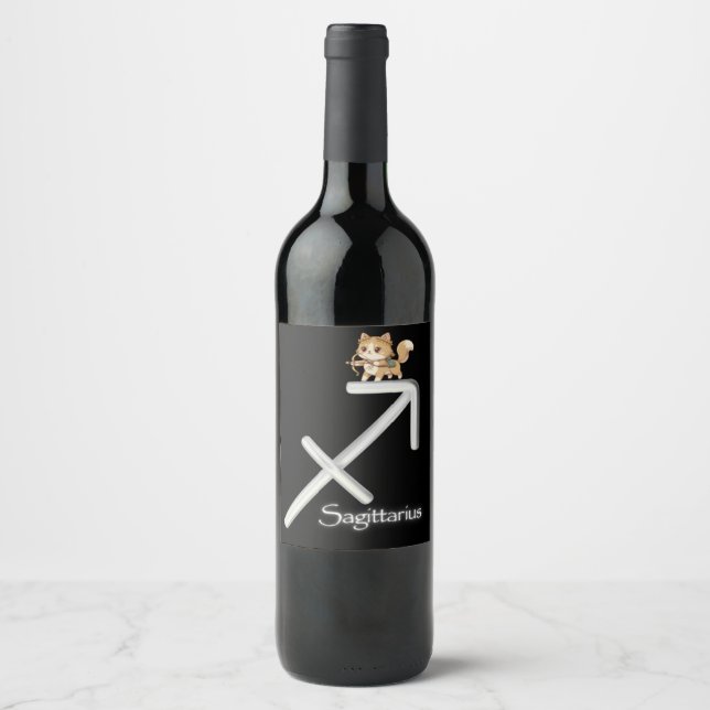 Sagittarius Wine Label Weinetikett (Vorderseite)