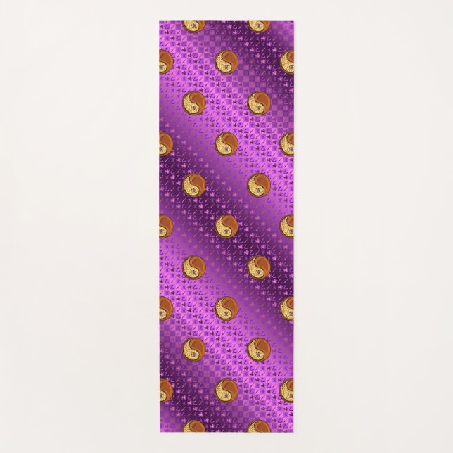 Sagittarius & Wood Boar Yogamatte (Vorderseite)