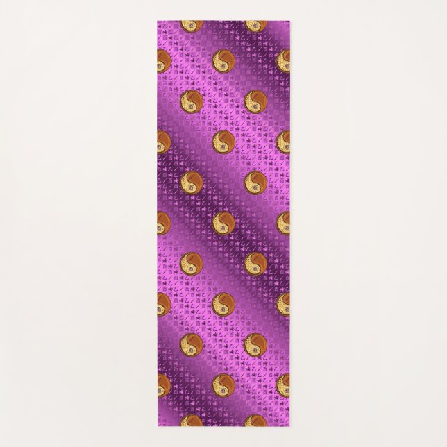 Sagittarius & Wood Rooster Yogamatte (Vorderseite)