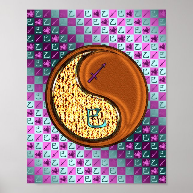 Sagittarius & Wood Snake Poster (Vorne)