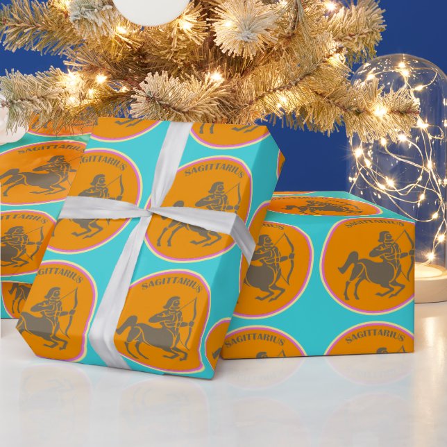 Sagittarius Wrapping Paper Geschenkpapier (Feiertage)