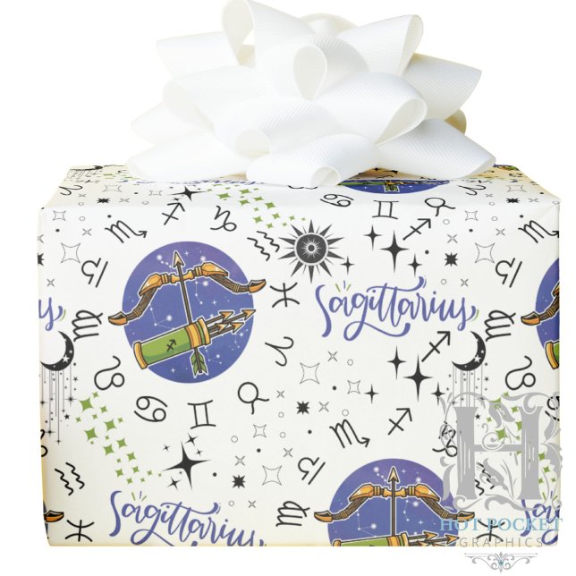 Sagittarius Wrapping Paper Geschenkpapier (Von Creator hochgeladen)