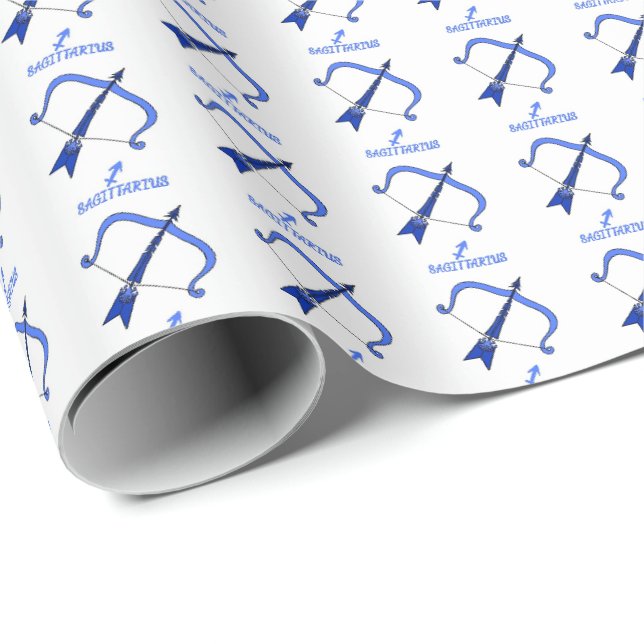 Sagittarius Wrapping Paper Geschenkpapier (Rolleneckpunkt)