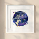 Sagittarius Zeichen des Zodiac Custom Geburtsdatum Foliendrucke<br><div class="desc">Personalisierter Sagoitarius zodiac Geburtsdatum echte Folie Wand Kunstdruck. Ein wunderschöner personalisierter Astrologie-Themenprint mit einem tiefen Marinespiel und einem lila Nachthimmel mit unserem handgezeichnet Zodiac Sagittarius, Konstellation und Sternen in echter Goldfolie. Ein personalisiertes Geburtstagsgeschenk für den Astrologen. Design von Moodthology Papery. *Bitte beachten Sie, dass der Rahmen nicht im Lieferumfang enthalten...</div>