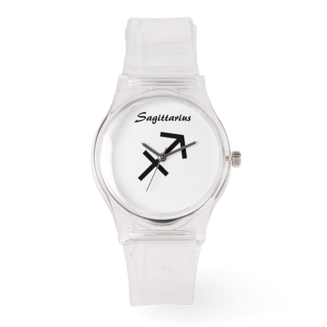 Sagittarius Zeichen des Zodiaks. Ladys Watches. Armbanduhr (Vorderseite)