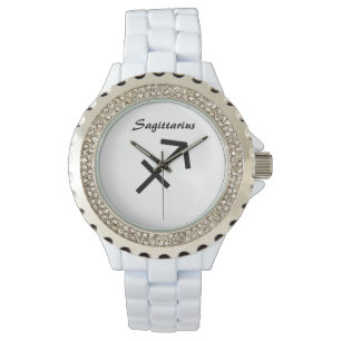 Sagittarius Zeichen des Zodiaks. Ladys Watches. Armbanduhr